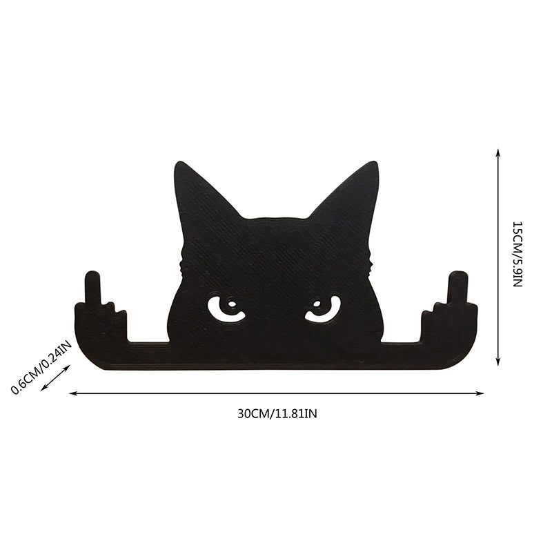 Rude Cat langfinger prank