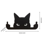 Rude Cat langfinger prank