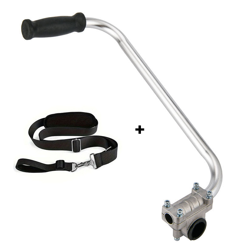 Ergonomisk ugressklipperhåndtak forlengelse ugresstrimmerhåndtak