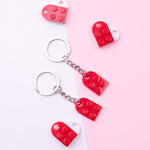 Nøkkelring med hjerteanheng