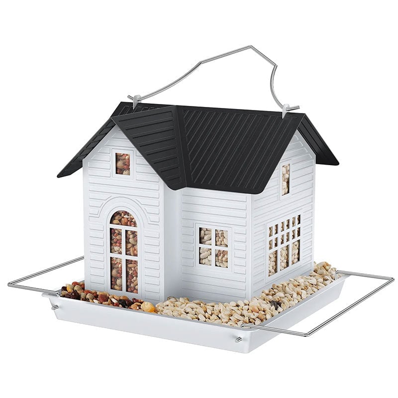 Solcelledrevet fuglemater til oppheng utendørs