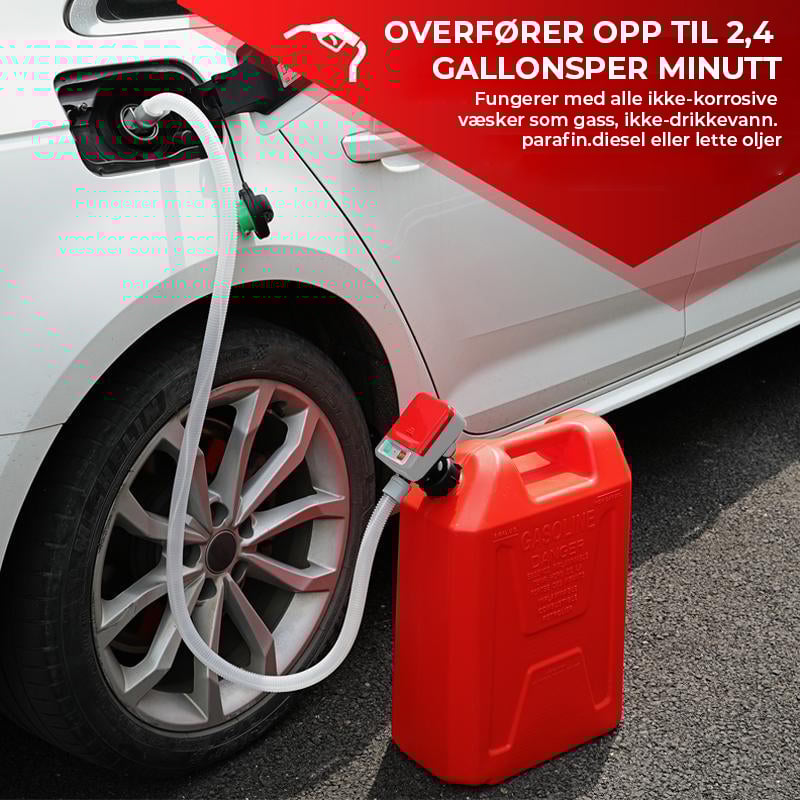 Bærbar drivstoffpumpe