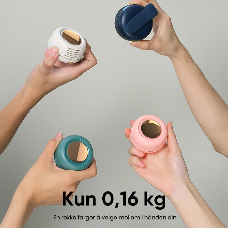 Liten Whirlwind Clip midjehalsvifte