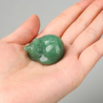 Søt sovende katt dekorasjon