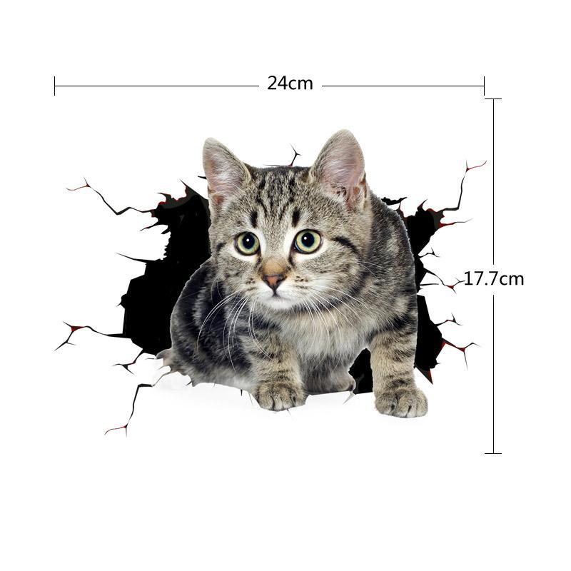 3D Simulasjon Søte Kreative Klistremerker til Bil