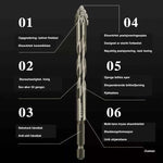 Fire-blad serratert eksentrisk borer