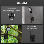 Bærbar, oppladbar utendørs campingdusjpumpe