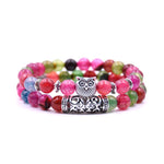 Ugle armbånd i naturstein