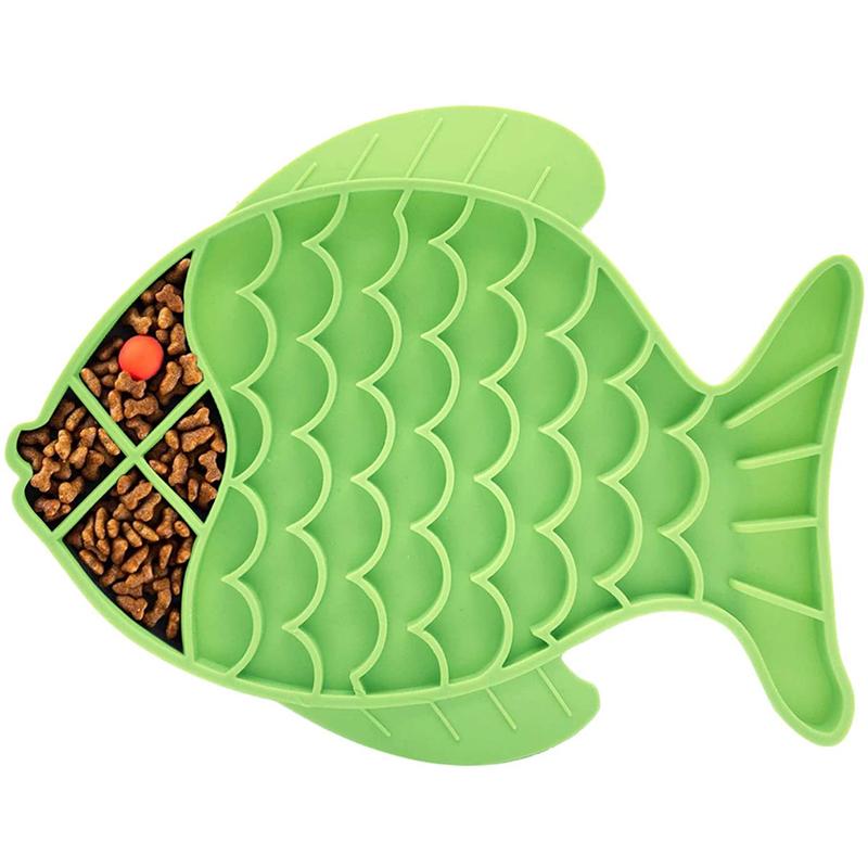 Kjæledyrsmatskål mot kvelning av silika