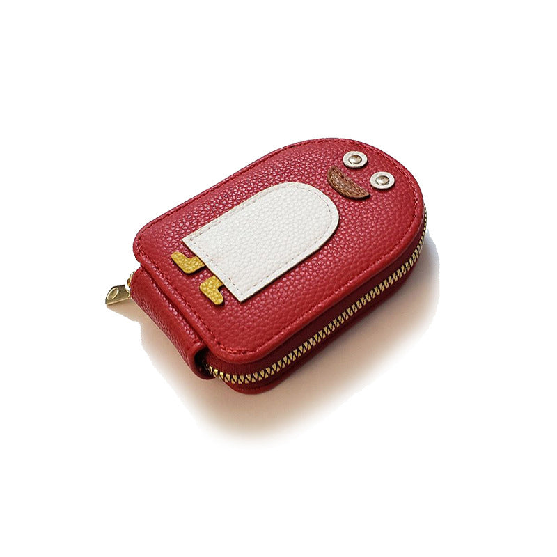 Søt Pingvin PU Kredittkort Mynt lommebok