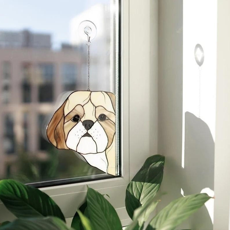 Dekorativt anheng "peeping dog"