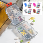 Travel Pill Organizer Box (161 etiketter for tilpasning)