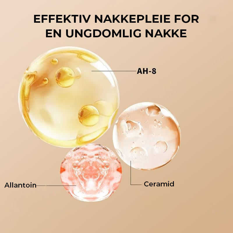 Stram og løft halskrem for uren hud