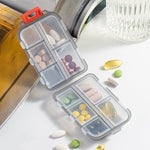 Travel Pill Organizer Box (161 etiketter for tilpasning)