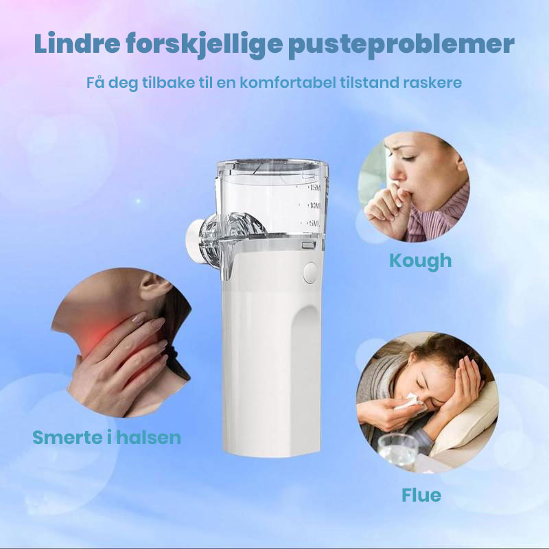 Bærbar håndholdt forstøver