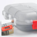 Travel Pill Organizer Box (161 etiketter for tilpasning)
