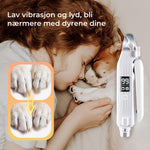 Kloklipper med integrert LED-lys og sliper