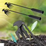 Verktøy for å plukke ugress i hagen