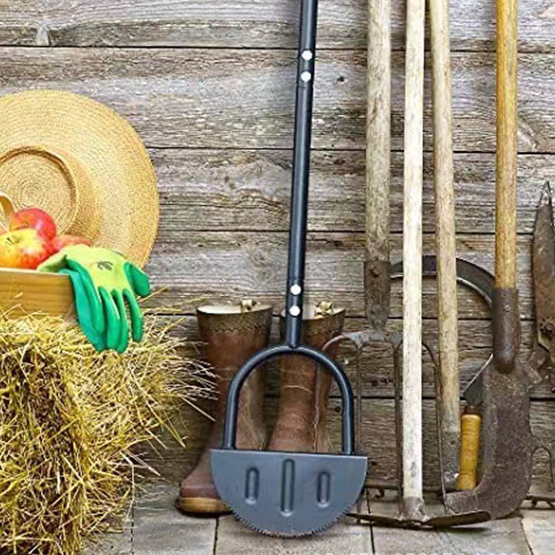 Halvmåne gresskantklipper med T-håndtak