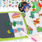 Bærbar, slettbar graffiti-tegnebok