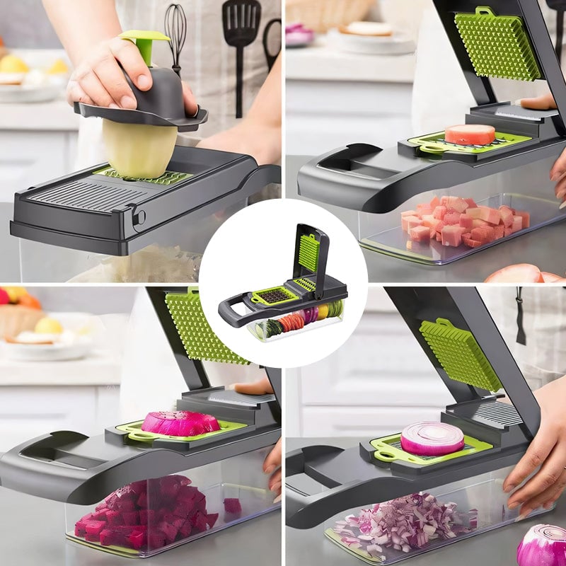 Multifunksjonell grønnsakskutter