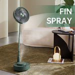 Teleskopisk sammenleggbar vifte