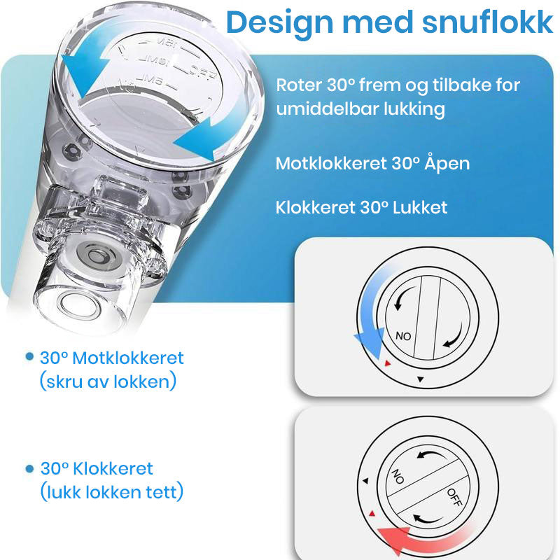 Bærbar håndholdt forstøver