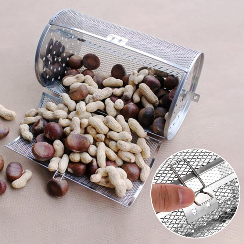 Roterende grill i rustfritt stål