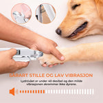 Kloklipper med integrert LED-lys og sliper