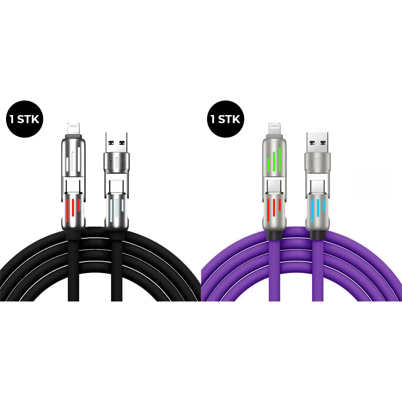 240W 4-i-1 USB C-kabel
