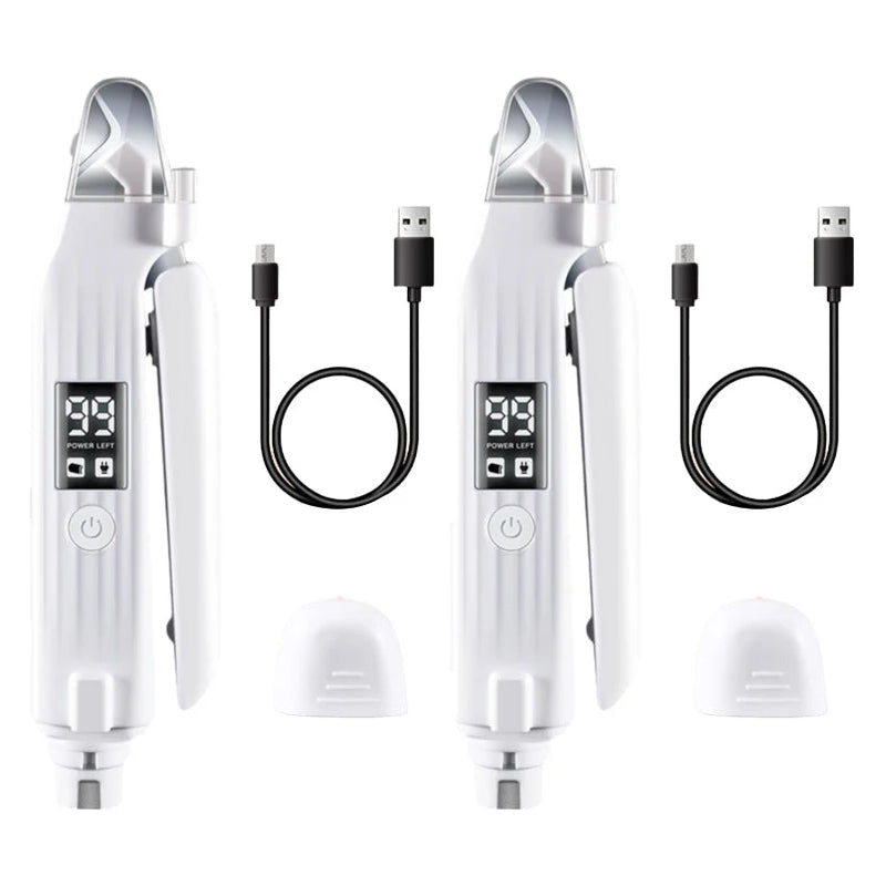 Kloklipper med integrert LED-lys og sliper