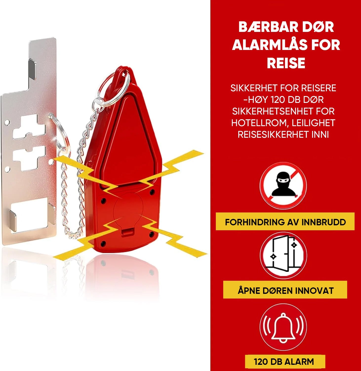 Dørstopper Tyverisikring