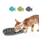 Kjæledyrsmatskål mot kvelning av silika