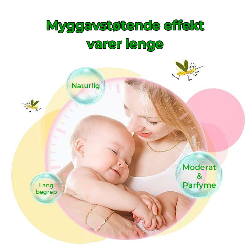 Myggavvisende plaster - naturlig formel