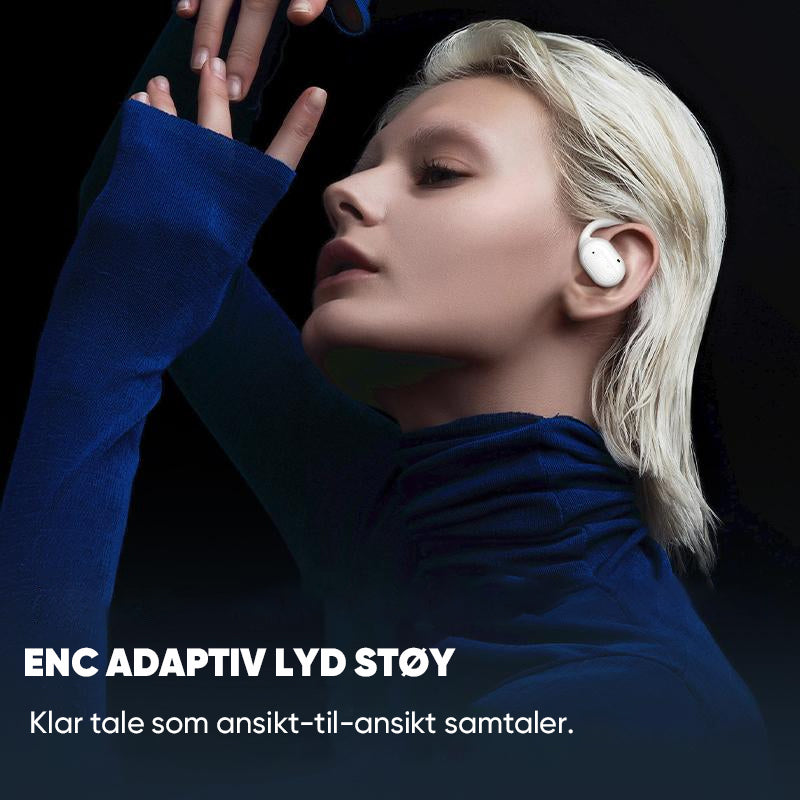 Trådløse Bluetooth-ørepropper med åpent øre