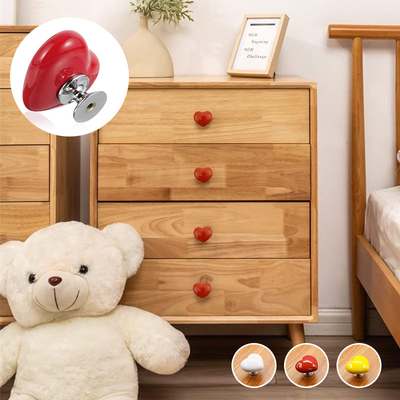 Hjerteformet toalettknapp