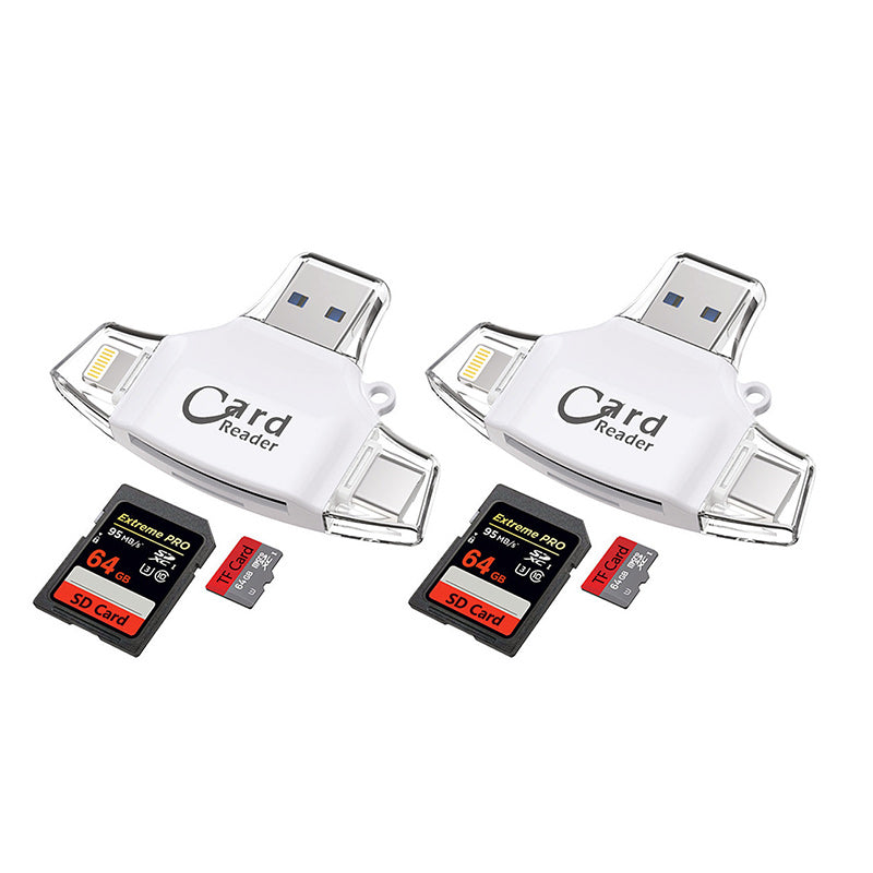 Multi-Port 4 i 1 Universal SD TF-kortleser