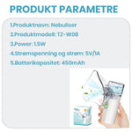 Bærbar håndholdt forstøver