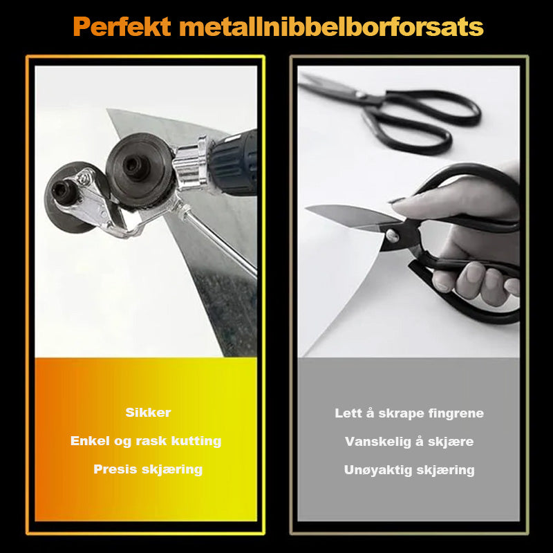 Metall Nibbler Boremaskinvedlegg