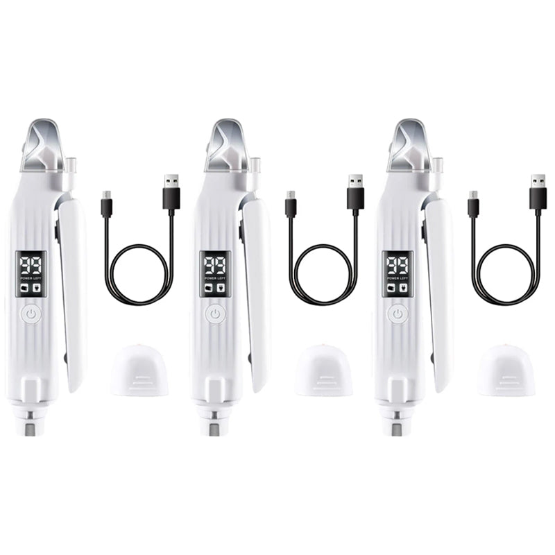 Kloklipper med integrert LED-lys og sliper