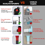 Bærbar batteridrevet pumpe