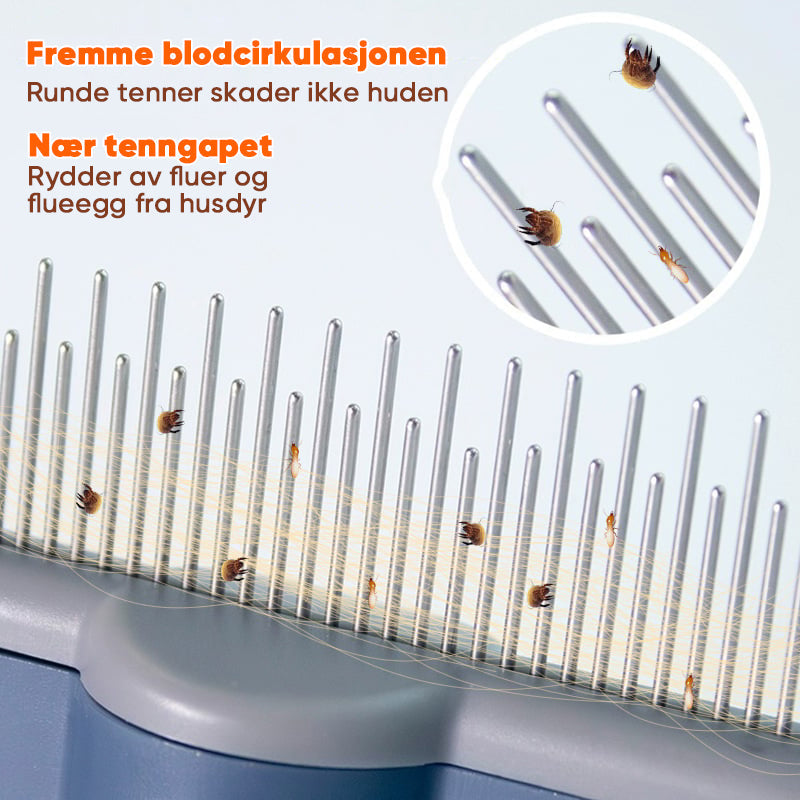 Selvrensende dyrepleiebørste