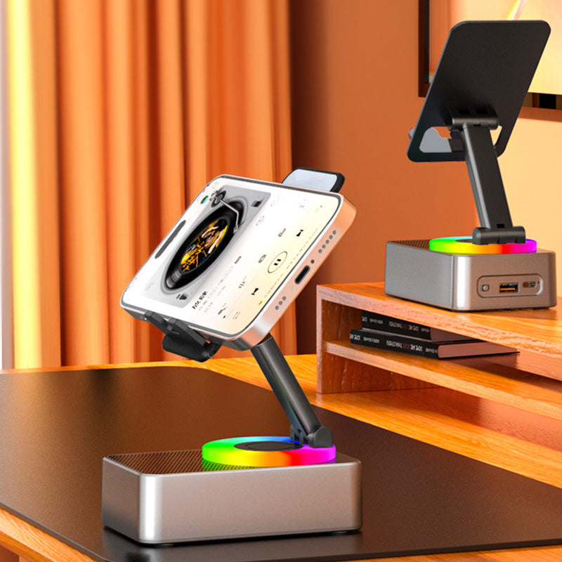 Bluetooth audio powerbank-holder