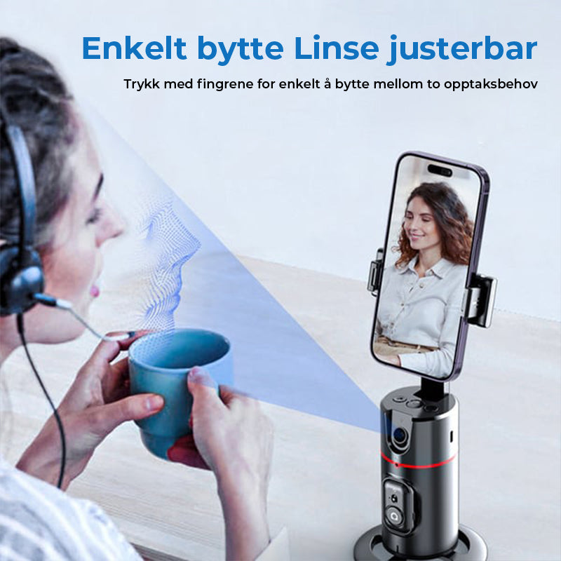 Automatisk ansiktssporing Stativfjernkontroll