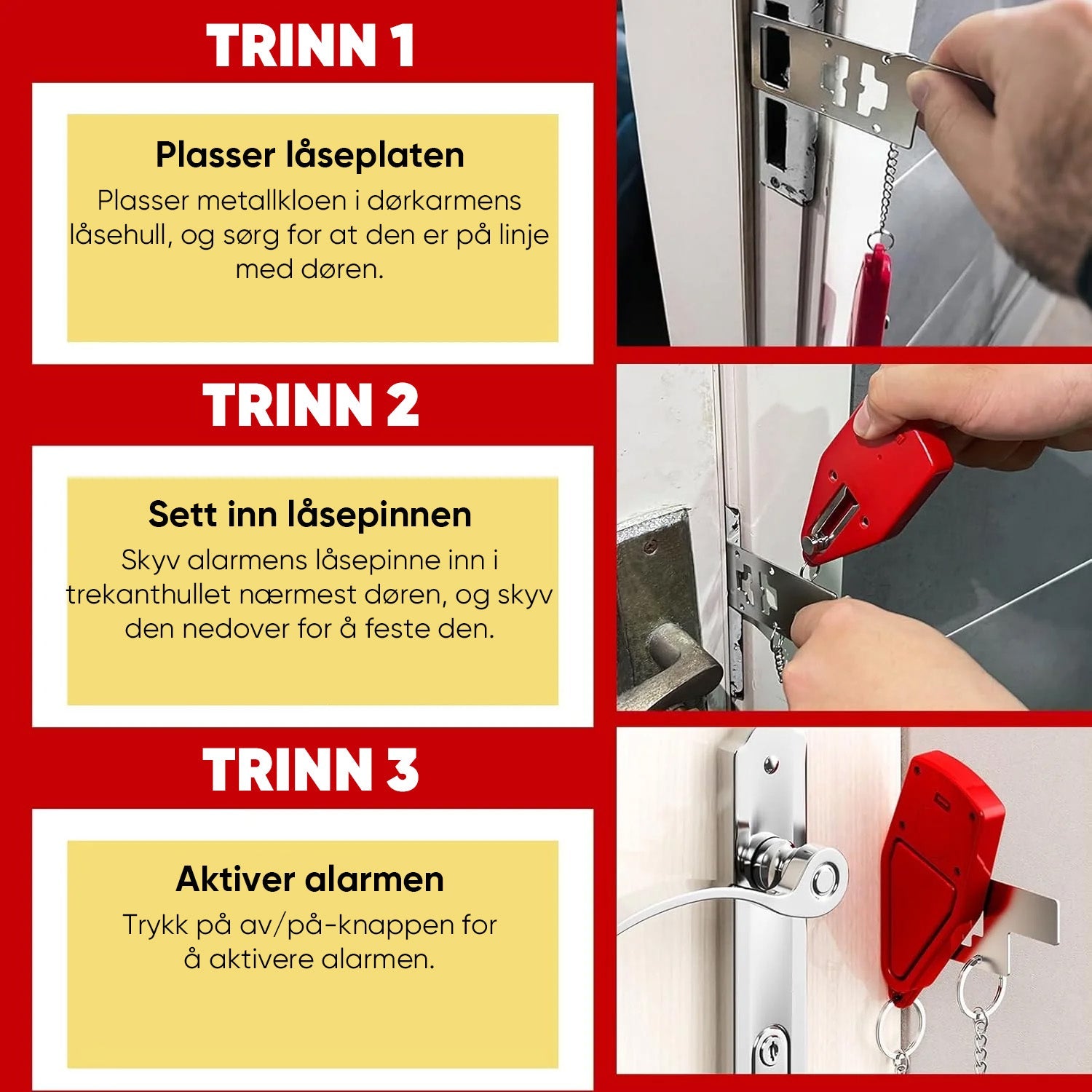 Dørstopper Tyverisikring