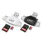 Multi-Port 4 i 1 Universal SD TF-kortleser