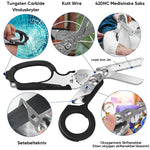 6 i 1 multifunksjonell traumesaks