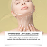 Stram og løft halskrem for uren hud