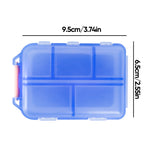 Travel Pill Organizer Box (161 etiketter for tilpasning)