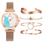 kvinners kattur armbånd sett